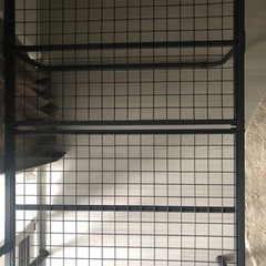 ニトリ　組み立て式パイプシングルベッドの画像