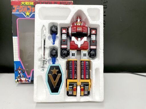 希少 当時物 プラデラ 大戦隊 ゴーグルファイブ ポピー ゴーグルロボ 箱あり レトロ 現状品 札幌市手稲区