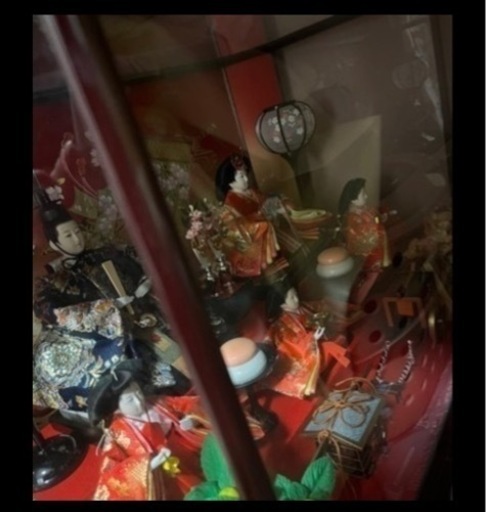 美品　ひな人形　ケース入り