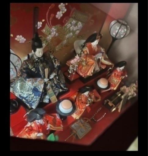 美品　ひな人形　ケース入り