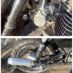 夏セール❗️現状販売❗️GN125H カスタム　配送可能　現車確認可能の画像