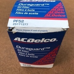 ACDelco オイルフィルター　PF52     ➁