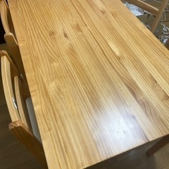 【取りに来てくれる方限定】ダイニングテーブル　チェアの画像