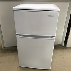 ロ2307-591 アイリスオーヤマ 冷蔵庫 IRSD-98-W 90L 2023年製 動作確認済 中古美品