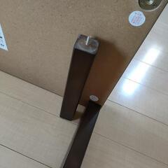 【値下げ可】木製　モダンローテーブルの画像