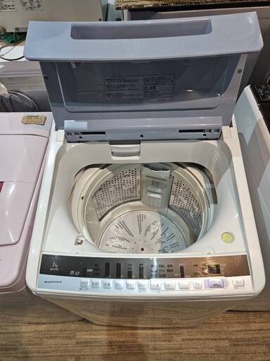HITACHI／ヒタチ　日立全自動電気洗濯機　7㎏　2018年製　 BW-V70C形