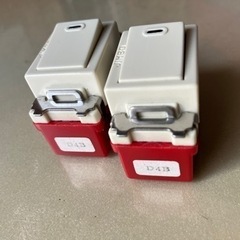 神保電器、埋込型スイッチ2個の画像