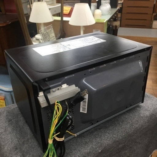 S733 ⭐ ヤマゼン MW-Y205／60Hz 電子レンジ（西日本地域用）ブラック⭐動作確認済 ⭐クリーニング済