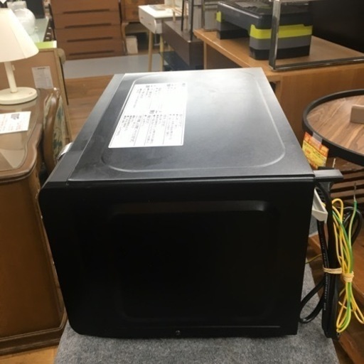S733 ⭐ ヤマゼン MW-Y205／60Hz 電子レンジ（西日本地域用）ブラック⭐動作確認済 ⭐クリーニング済