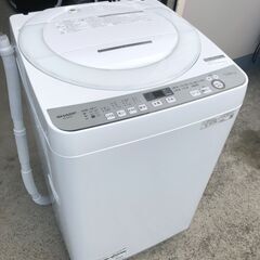 【動作保証あり】SHARP シャープ 2020年 ES-GE7D 7.0kg 全自動洗濯機【管理KRS601】