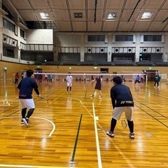 武豊町でバドミントン