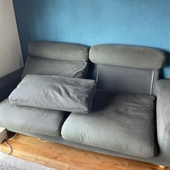 無印良品3人がけソファの画像