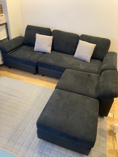 お取引先決定済み！美品！3人掛け＋オットマン2つセット