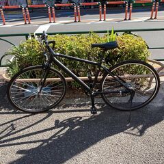 ✨?期間限定・特別価格?✨自転車 サイクルスポット 700C マットブラック 美品 6段変速 早い者勝ち 奉仕品