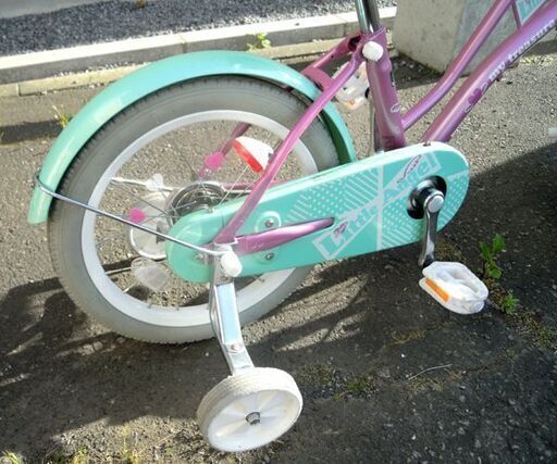 子供用自転車 16インチ 補助輪付き リトルエンジェル パステルカラー 幼児用自転車 ジュニアサイクル ☆ 札幌市 北区 屯田 