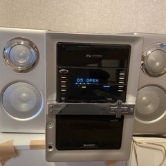 【7/31日まで】SHARP CD、MD、カセット混合デッキ（一部ジャンク）の画像
