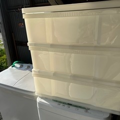 【T-GARAGE】収納ケース三段　お部屋の整理整頓に