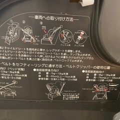 チャイルドシート APRICA 新生児から使えますの画像