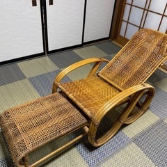 藤の座椅子　