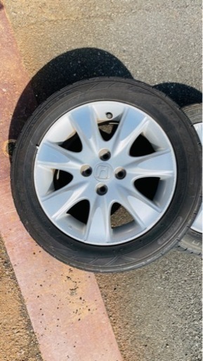 195/55R15 サマータイヤ 4本セットアルミホイル付き