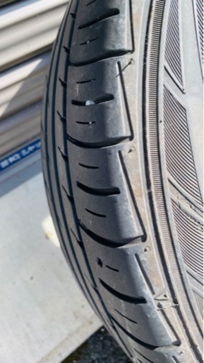 195/55R15 サマータイヤ 4本セットアルミホイル付き