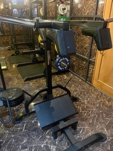 POWERTEC(パワーテック) レバレッジスクワット&カーフ ブラック