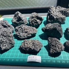 溶岩石(黒) A ［小サイズ］オマケ付けます！の画像