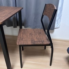 机と椅子のセット 1人もしくは2人用 使用歴1年 組み立て必要の画像