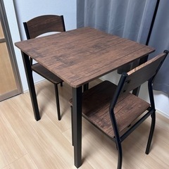 机と椅子のセット 1人もしくは2人用 使用歴1年 組み立て必要