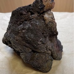 溶岩石(黒) D ［中サイズ］オマケ付けます！の画像