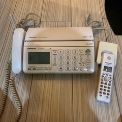パナソニックファクシミリ 電話機    子機付き