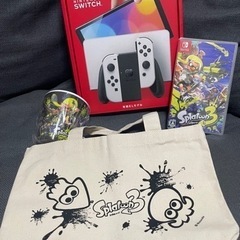 【新品】ニンテンドーSwitch有機EL本体+スプラトゥーン3ソフト+初回購入特典