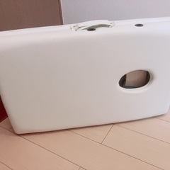 折り畳み　マッサージベット　ホワイトの画像