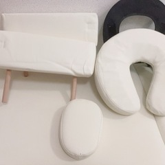 折り畳み　マッサージベット　ホワイトの画像