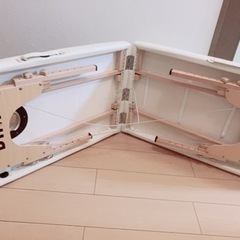 折り畳み　マッサージベット　ホワイトの画像