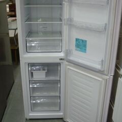 【店頭受け渡し】　ハイアール　冷凍冷蔵庫　JR-NF218B　218L　2021年製　中古品　￥26,180