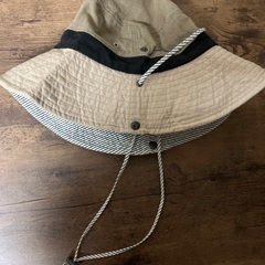 2way【ナチュラル帽子】ダンガリーハット風にもの画像