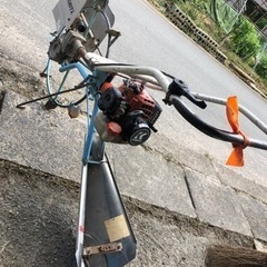 田んぼの溝切り