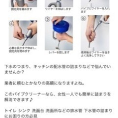 受渡決定　ワイヤーパイプクリーナーの画像