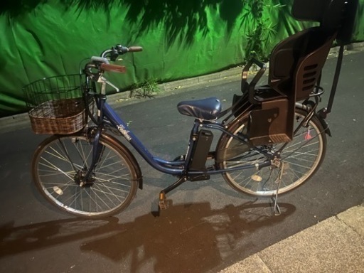 電動アシスト自転車　26インチ　チャイルドシート つき