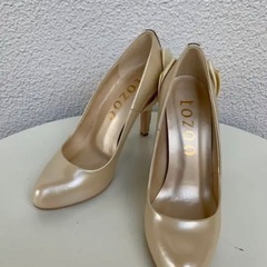【新品同様】バックリボン パンプス tozoo（トッズ ）キレイめ　ウエディング用としても◎の画像