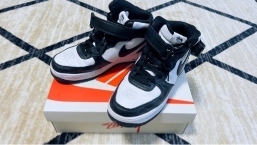 Stussy Nike Air Force 1 Mid ナイキ エアフォース1 27cm