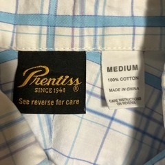 Prentiss 半袖シャツ サイズM チェック柄 チェックの画像