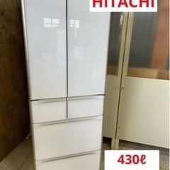 【HITACHI】セール中★冷蔵庫　観音開き　R-XG43K-XW 2020年製　　F38