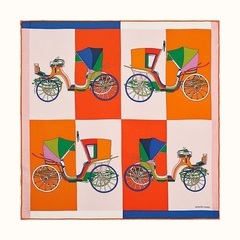 新品　エルメス スカーフ 《精巧な馬車・デタイユ》 ガヴロッシュ...