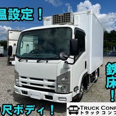 H19年式　いすゞ　エルフ　冷蔵冷凍車　小型(2t・3t)　2トン積載　標準幅　荷台長305cm　中温仕様　-5℃設定　東プレ　スタンバイ　門高180cm　鉄床　水抜き穴左右1対　リア2枚観音扉　フロア6速MT　型式:BKG-NMR85AN　集中ドアロック　電格ミラー　坂道補助　ETC(弊社在庫管理番号:0439)の画像