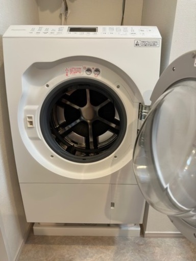 【美品】2022年製 Panasonicドラム式洗濯乾燥機 [洗濯12.0kg /乾燥6.0kg /右開き/マットホワイト]