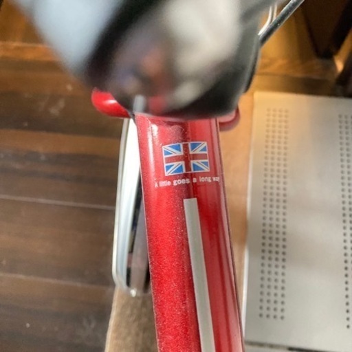 MINI 折りたたみ自転車　赤　7段変速