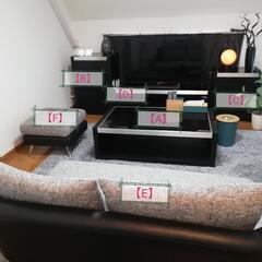 【美品】アルモニア テレビボード（テレビ台）＆チェストの画像
