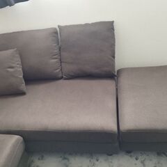 【7/30(日)引取限定】L字ソファお売りしますの画像